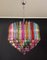 Modern Quadriedri Murano Glass Chandelier with 163 Trasparent Prism Quadriedri, 1990s, Image 2