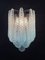 Vintage Blue Glass Petals Drop Wall Sconces, 1990s, Set of 2 9