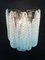 Vintage Blue Glass Petals Drop Wall Sconces, 1990s, Set of 2 11