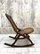 Folding Low Cane Rocking Chair, Image 5