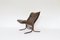 Chaise Siesta Vintage en Marron Cacahuète par Ingmar Relling pour Westnofa, 1960s 1