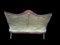 20th Century Napoleon III Sculpted Mahogany Bench in Garnish and Fabric with Roses 4