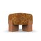 Collector Cassette Pouf in Tobacco by Alter Ego Studio 1