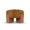 Collector Cassette Pouf in Tobacco by Alter Ego Studio, Image 1