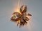 Brass Vegetable Wall Light, 1970s, Image 2