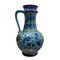 Vase with Handle with Floral Motifs from Bay Keramik, Germany, 1970s, Image 1