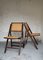 Wood and Rattan Folding Chair, 1970s, Set of 2 6