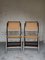 Wood and Rattan Folding Chair, 1970s, Set of 2 9