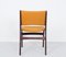 Mahogany Dinner Chairs with Ocher Fabric attributed to Erik Buck, 1960s, Set of 6, Image 7