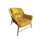 Vintage Danish Yellow Armchair 1