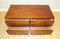 Military Campaign Brown Mahogany TV Stand 4