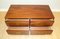 Military Campaign Brown Mahogany TV Stand, Image 4