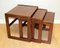 Art Deco Brown Teak Nest of Tables from G Plan, Set of 3 4