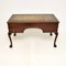 Antique Chippendale Style Leather Top Desk, 1890, Image 6