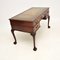 Antique Chippendale Style Leather Top Desk, 1890, Image 3