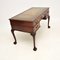 Bureau Style Chippendale Antique en Cuir, 1890 3