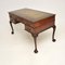 Antique Chippendale Style Leather Top Desk, 1890, Image 4