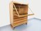 Vintage Secretary in Oak by Guillerme and Chambron Furniture, 1960s 8