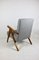 Fauteuil Var Vintage en Tweed Gris, 1970s 6