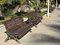 Barcelona Bench in Cast Iron and Wood, 1950s 10