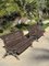 Barcelona Bench in Cast Iron and Wood, 1950s 9