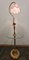 Liberty Stehlampe mit Couchtisch & Tulpenförmigem Glas Lampenschirm, 1980er 15