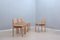 Chaises de Salle à Manger Vintage Rustiques avec Siège en Paille attribuées à Renato Toso, 1970s, Set de 4 1