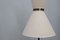 Mid-Century Fabric Lampshade Floor Lamp from J.T. Kalmar, 1950s, Image 4