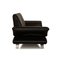 Leather Three Seater Black Sofa from Koinor Rossini 9