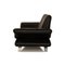 Leather Three Seater Black Sofa from Koinor Rossini 11