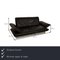 Leather Three Seater Black Sofa from Koinor Rossini 2