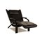 Fauteuil Spot 698 en Cuir Noir de Wk Wohnen 3