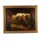 French Artist, Scene of Nymphs and Satyrs at the Bath, Oil on Canvas, 1890s, Framed, Image 1