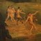 French Artist, Scene of Nymphs and Satyrs at the Bath, Oil on Canvas, 1890s, Framed, Image 10