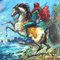 Giovan Francesco Gonzaga, Knight on the Banks of the Sea, Oil on Canvas 3