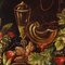 Bodegón con frutas y vajilla, década de 1600, óleo sobre lienzo, enmarcado, Imagen 4