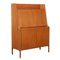 Vintage Writing Desk in Teak, Veneer & Brass, 1960s, Image 1