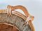 Italian Basket Bowl Centerpiece in Rattan and Rope, 1970s 7