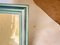 Vintage French Green Stitched Leather Picture Frame, 1940 2