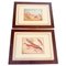 G Galelli, Compositions, 1938, Watercolors, Framed, Set of 2, Image 1