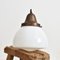 Lámpara colgante de iglesia vintage de opalino, años 30, Imagen 2