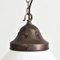 Lámpara colgante de iglesia vintage de opalino, años 30, Imagen 3