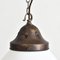 Vintage Church Pendant Light in Opaline, 1930s 3