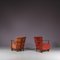 Danish Easy Chairs by Fritz Hansen, 1940, Set of 2 5