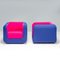 Pink & Blue Cube Armchairs from Roche Bobois, Set of 2 4