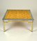 Italian Coffee Tables with Bamboo Top, Chrome and Gilded Brass Frame, 1970s, Set of 2 4