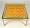 Italian Coffee Tables with Bamboo Top, Chrome and Gilded Brass Frame, 1970s, Set of 2 2