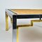 Italian Coffee Tables with Bamboo Top, Chrome and Gilded Brass Frame, 1970s, Set of 2 13