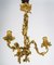 Kleiner Kronleuchter aus vergoldeter Bronze im Louis XV Stil, 19. Jh. 6