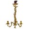 Small Louis XV Style Gilt Bronze Chandelier Candleholder, 19th Century 1